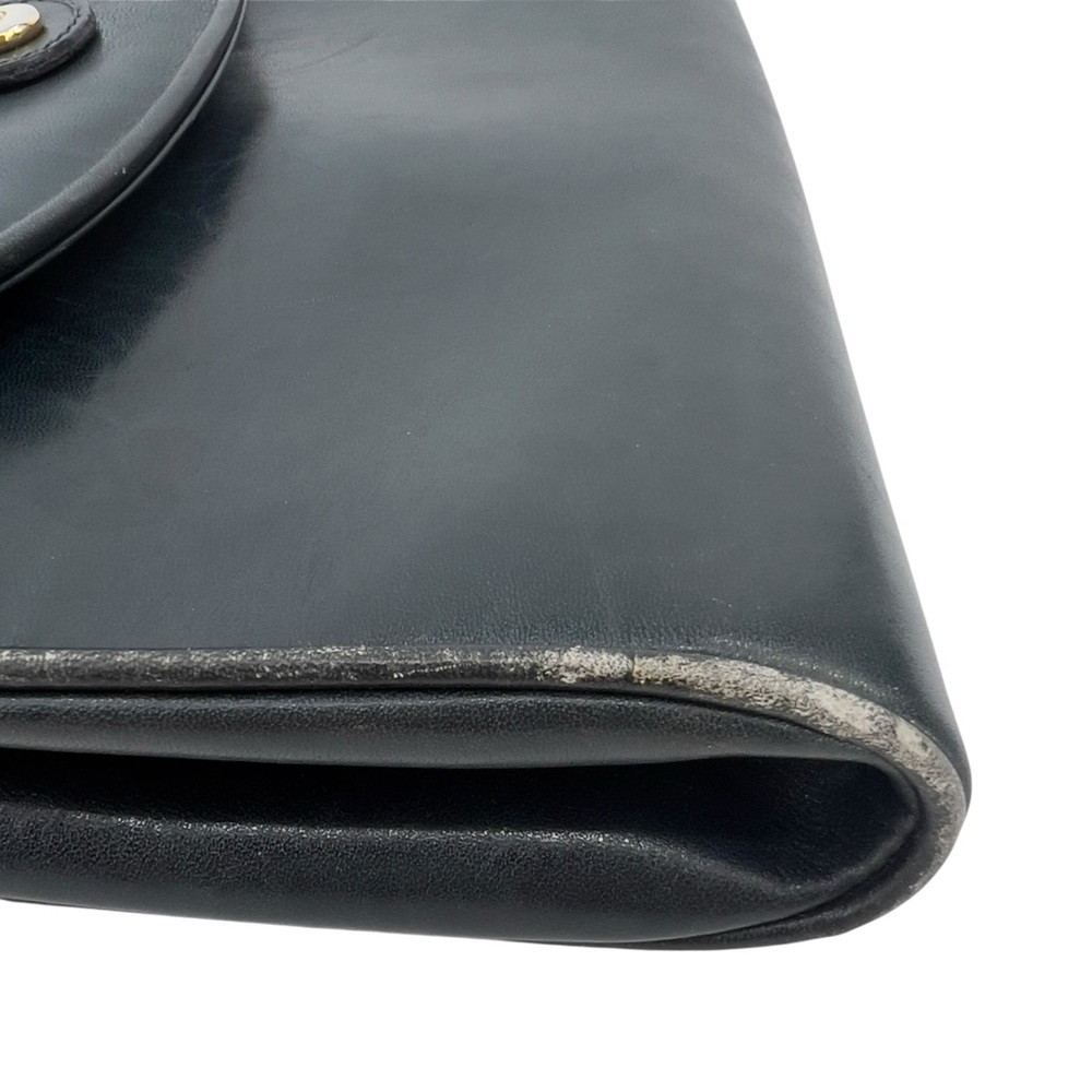 GUCCI Authenticated Vintage Black Interlocking G Leather Crossbody Bag - Picture 9 of 16